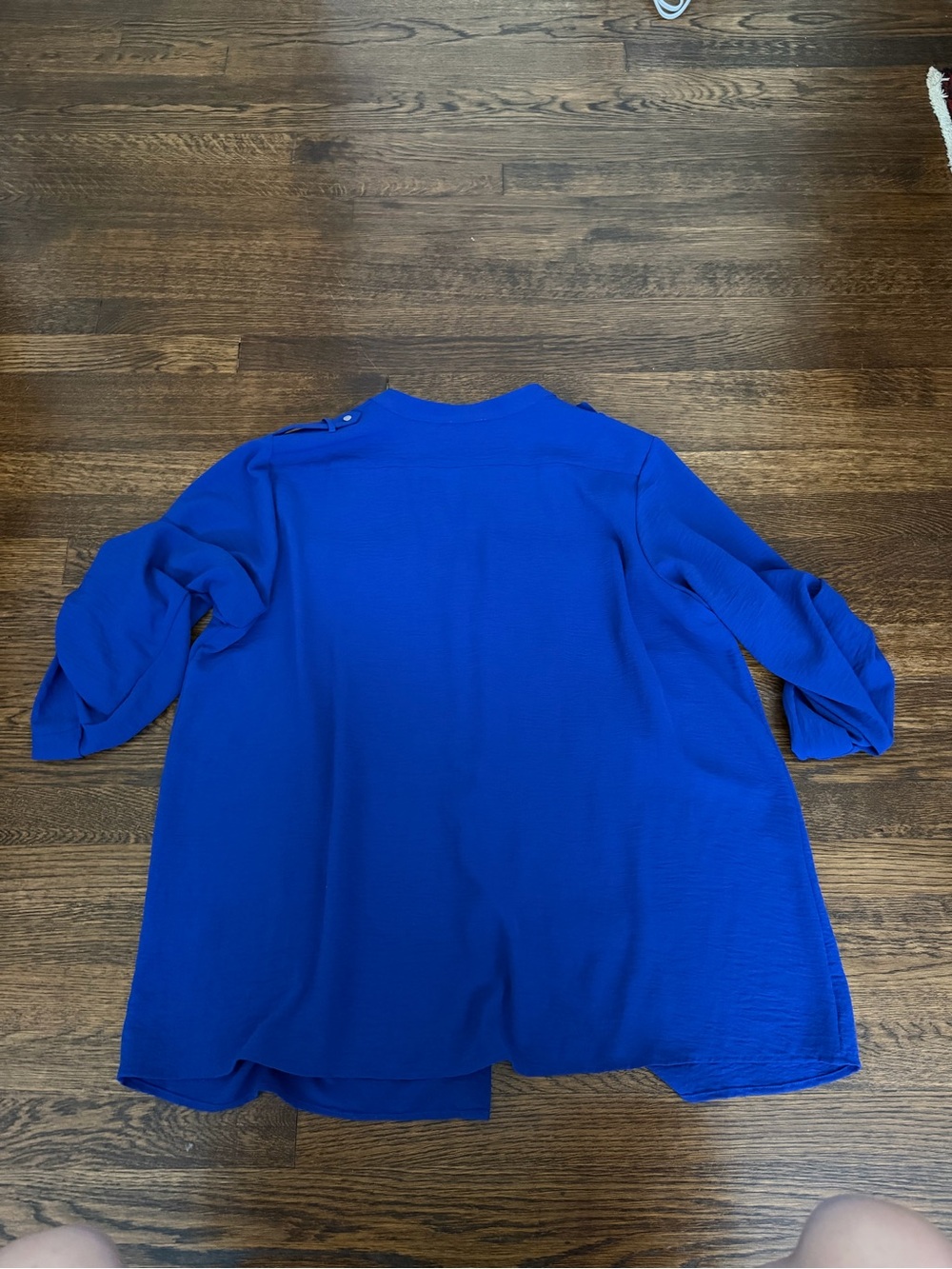 Calvin Klein Cobalt Blue Blouse - Picture 2 of 5